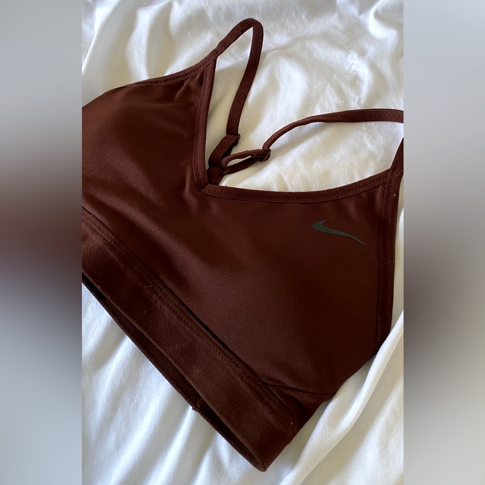 Nike Maroon Sports Bra